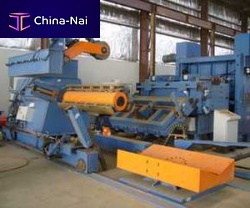 Coil cutting machine unwinding