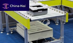 Roller conveyor beltchainstraight