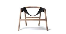 Contemporary armchair DARTAGNANleather