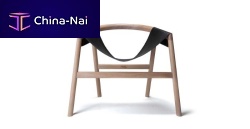 Contemporary armchair DARTAGNANleather