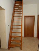 Straight staircase MARINARAwooden stepwooden framecontemporary