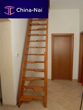 Straight staircase MARINARAwooden stepwooden framecontemporary