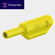 Cylindrical plug SL205-Kmaleplasticblack rubber