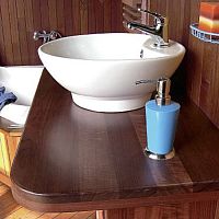 Wooden vanity top custom