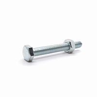 Threaded bolt din 601 uni 5727with hexagonal headhex socketsteel