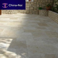 Pool tile LICOM TUMBLEDgardenfloortravertine