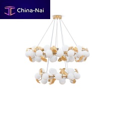 Contemporary ceiling light HERA ROUND IIroundellipticalfrosted glass