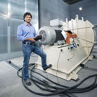 Radial fan exhaustindustrialfor pneumatic conveying