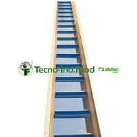 PVC conveyor belt NELstainless steelprocessfor vegetables
