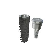 Cylindro-conical dental implant IDBIOtitaniuminternal hexagon