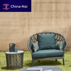Contemporary side table EMMAHPLceramicpainted aluminum base