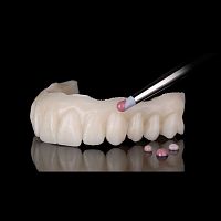 Resin dental material Abro® Basic for dental restorationsCAD/CAMmilling