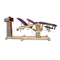 Lumbar and cervical traction table PRO