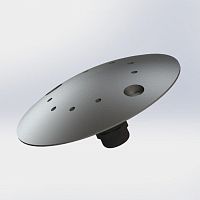 Surface-mounted light fixture Plasmarecessed floorLEDround