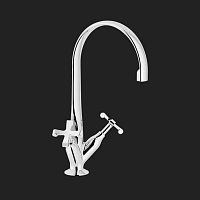 Countertop double-handle mixer tap CARLOS PRIMERO: CP217CRchrome-plated brassstainless steelkitchen