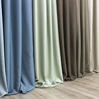 Curtain fabric ECLISSI plainFR polyesterwashable