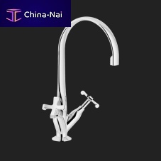 Countertop double-handle mixer tap CARLOS PRIMERO: CP217CRchrome-plated brassstainless steelkitchen