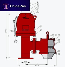 High-speed vacuum pressure valve U-ISO-H/V/G SERIESfor tankers