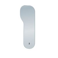 Dental photography mirror FSFDM02lateralstainless steelfront surface