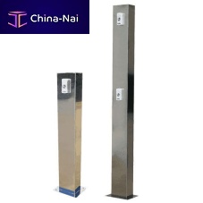 Access control bollard stainless steelhighfor parking lot