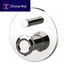 Shower mixer tap ET09Hwall-mountedbuilt-inchrome-plated brass