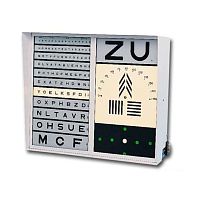 Illuminated eye chart