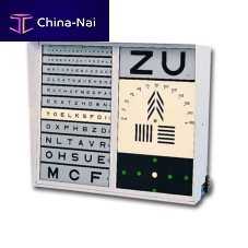 Illuminated eye chart