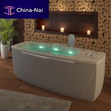 Hydromassage bathtub with chromotherapy lamps Hydroxeur