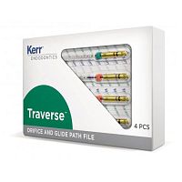 Rotary endodontic file Traverseglide path