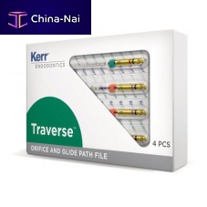 Rotary endodontic file Traverseglide path