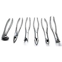 Pediatric dental extraction forceps TI-03-1026for upper molarsfor lower molarsfor upper incisors