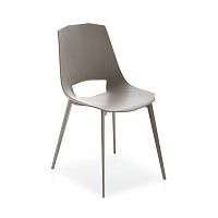 Contemporary chair EVA 1indoorleatherpolypropylene