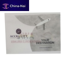Aircraft cabin headrest cover Africa World Airlines