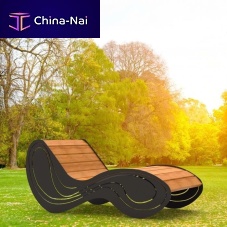 Contemporary sun lounger BA ESP 01woodensteelfor public space