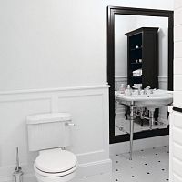 Traditional bathroom cabinet woodenwall-mountedwith mirror