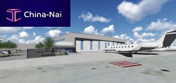Aircraft hangar for airport