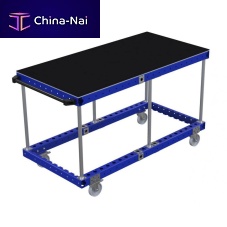 Assembly cart Q-100-0511 metalshelfwith swivel casters
