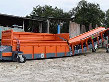 Belt conveyor mobilefor the food industrycustom-made