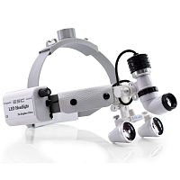 Dental headlight LEDwith rechargeable batterymagnifying