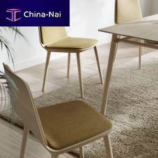 Contemporary chair BISELLindoorfabricsolid wood