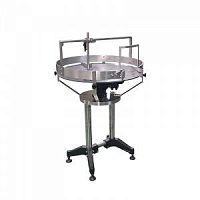 Horizontal turntable for packaging lines