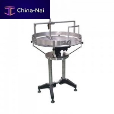 Horizontal turntable for packaging lines