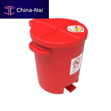HDPE waste bin FC-6-Rcrane-liftwaste oilpedal