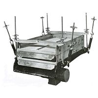 Wet sieving machine vibrating