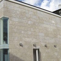 Sheet cladding CASOtravertinenatural stonehorizontal