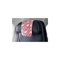 Aircraft cabin headrest cover