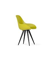 Contemporary chair ANGEL CONTRACT DIMPLE CLOSEDindoorpolypropylenemetal base