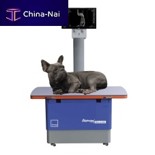 Veterinary X-ray table with tube stand MJOLNIR