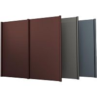 Steel sheet metal JI 38-525-1050galvanizedbrowngray