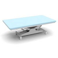 Electric Bobath table with adjustable height backrest1-section